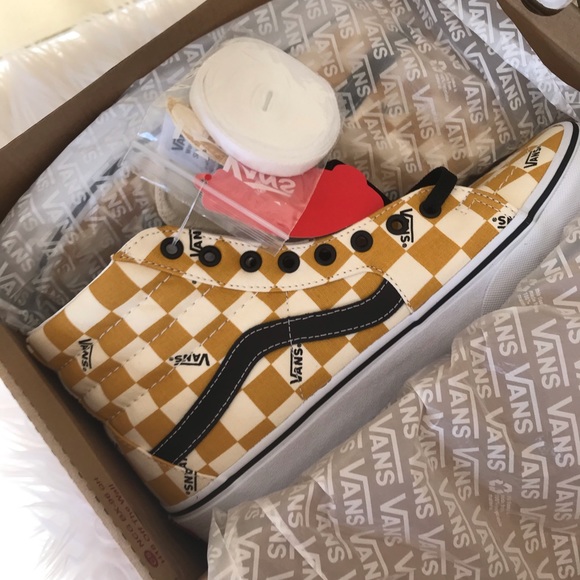 Last one✨BIG CHECK SK8-HI Vans shoes - Picture 7 of 9